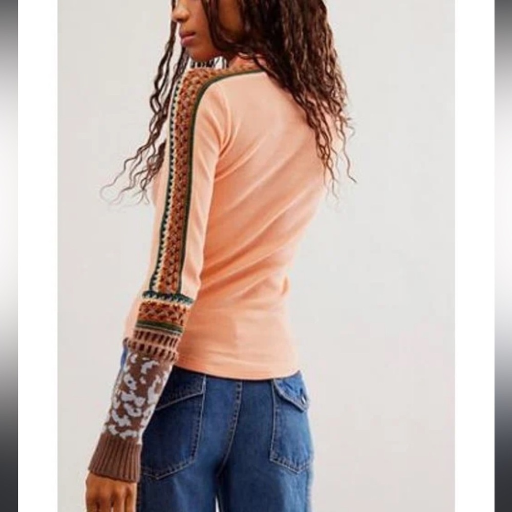 FREE PEOPLE Switch It Up Thermal Top - Picture 2 of 8
